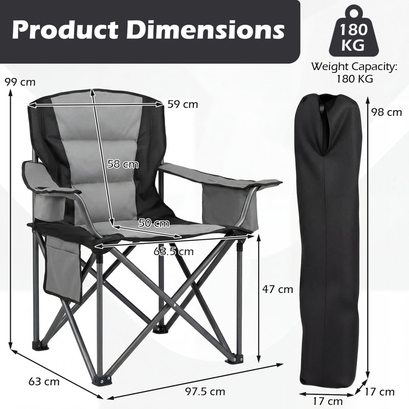 Camping Chair, Grey