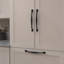 Poignée de meuble Refin Rustic Collection - Poignée d'armoire centrale à centre 12 po en fer noir - Quincaillerie Craftsman pour tiroirs et armoires-116299677-116299678