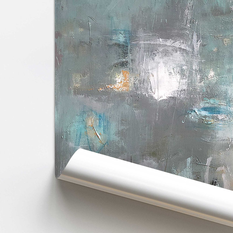 Turquoise Memories, impression roulée, H 11 po x l 14 po