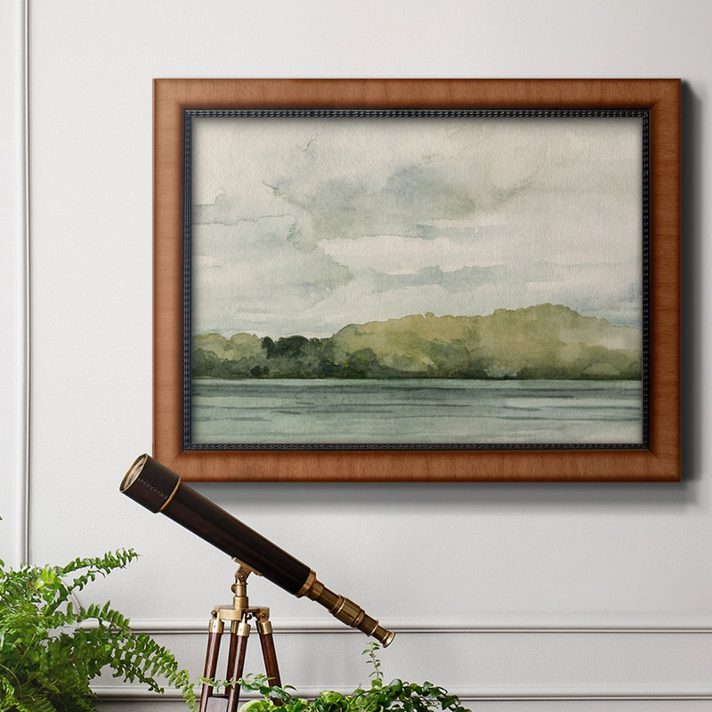 Riverside I, toile encadrée de qualité supérieure - prête à être accrochée, H 16 po x l 20 po x P 2,5 po
