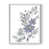 White Single Picture Framed