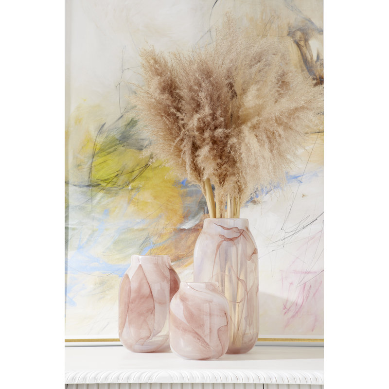 Atria Glass Table Vase, 18" H x 8" W x 8" D