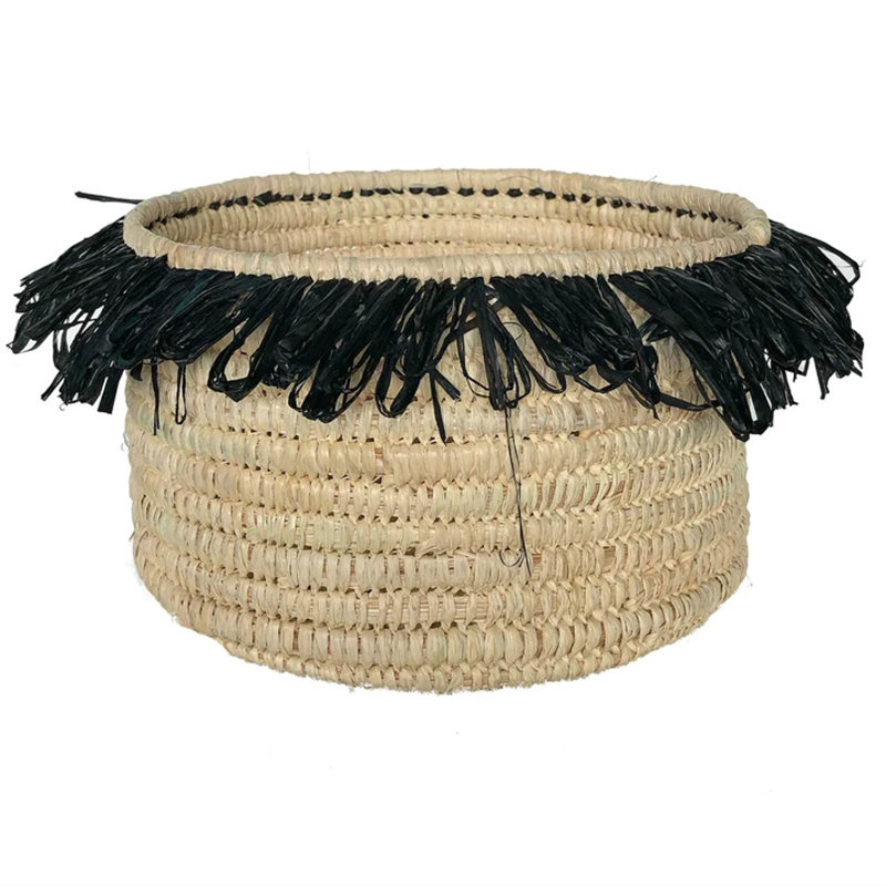 Panier en osier Rafia