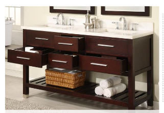 Priva 60" Double Bathroom Vanity