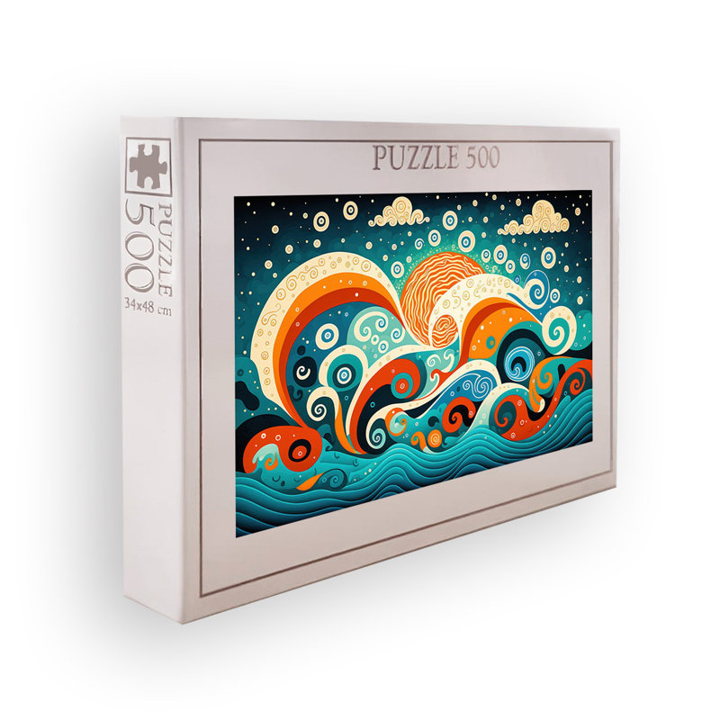 500-Piece Puzzle, 100% Cardboard, 18.9 x 13.4 inches | Box Size: 13.2 x 9.1 x 2.0 inches | Perfect for Family Fun & Relaxation, High-Quality, Durable Pieces for Easy Assembly, Ideal Gift for Puzzle Lovers