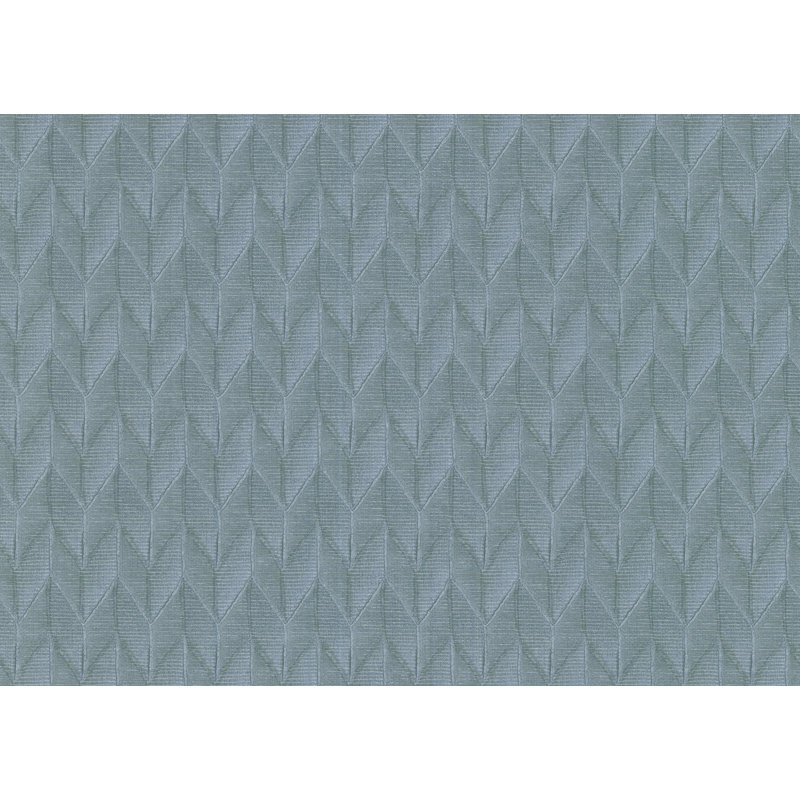 Papier peint Sestrières, Bleu sarcelle foncé