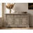 Hewitt 60" Transitional Sideboard – Wire-Brushed Gray · 3 Drawers & 2 Cabinets · Nickel Tone Hardware