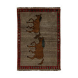 One-of-a-Kind 3'5" X 4'10" Hand Knotted Area Rug