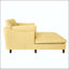 Canapé en chenille de 51,2 po avec coussins-2145702831
