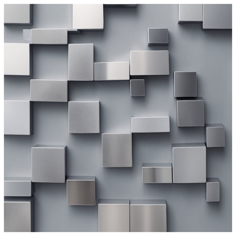 Coussins Metallic, 16 x 16 inches