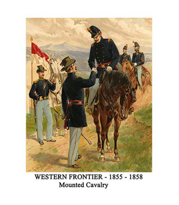 " Western Frontier 1855 1858 Mounted Cavalry " by Henry Alexander Ogden