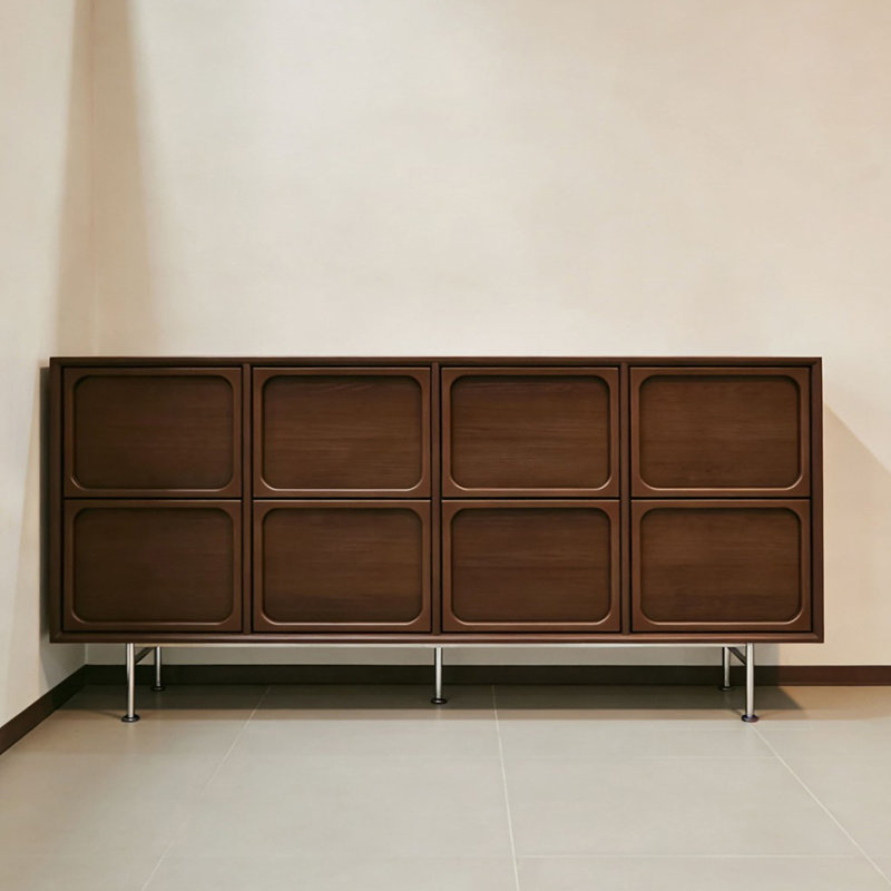 Buffet rétro de style français, H 35,4 po x l 70,8 po x P 17,7 po