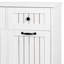 Armoire à linge avec 2 paniers amovibles et 2 tiroirs - Solution de rangement fonctionnelle