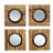 Arlo Solid Wood Circle Wall Mirror