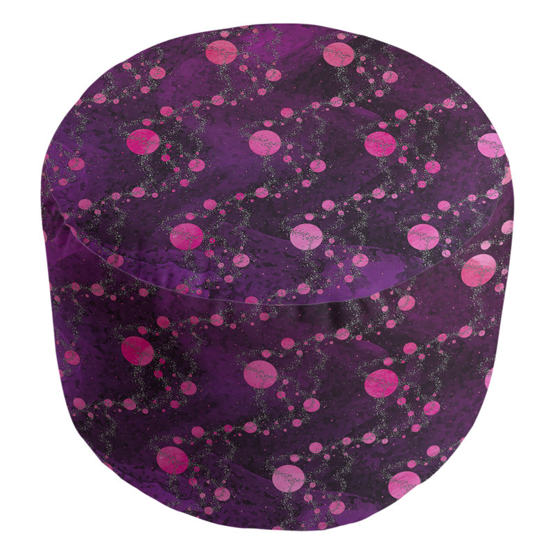 Repose-pieds Avicia, Rose / Mauve / Noir