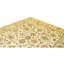Hand Knotted Wool Area Rug in Ivory And Gold