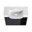 Meuble-lavabo mural avec lavabo en céramique et tablettes ouvertes-129865325-129865327