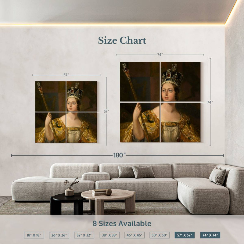 Leisha Victoria, 57" H x 57" W