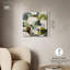 Art mural moderne, impression sur toile, art géométrique vert-430191680-430191685
