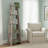 Swiftsure 67 in. Distressed White Washed 5 Shelf Wood Ladder Etagere