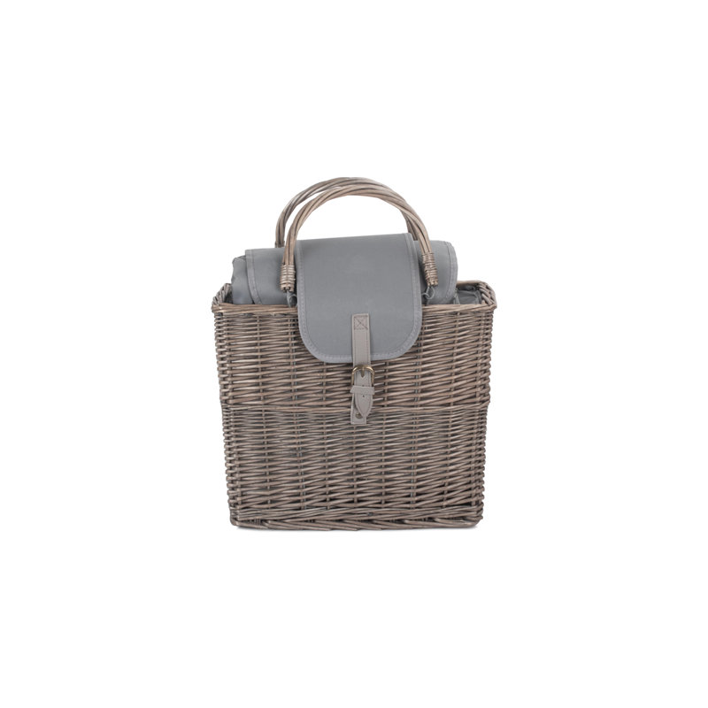 Wicker Chiller Basket & Picnic Blanket