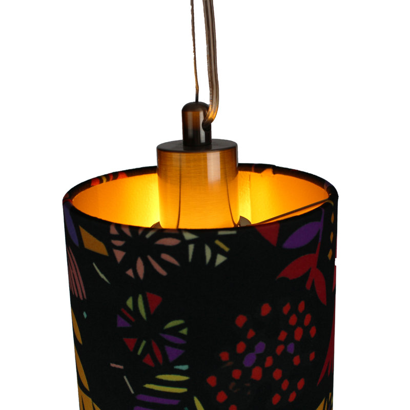 Fairway 1 - Light Black Cylinder Pendant