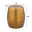 Ensemble de tables basses Chevelle CT-201 et tables de bout ET-201 Doré