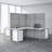 Easy Office L-Shaped Desk Cubicle - Reversible-49662976