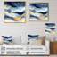 Abstrait bleu foncé et doré-595836628-595836633