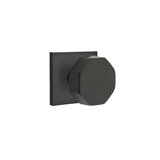 Privacy Octagon Knob with Square Rose