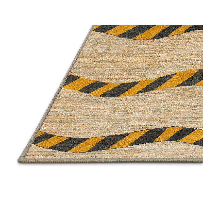 Dihein Indoor Rug, Rectangle 5' x 7'