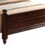 Lit Sommet exquis emballé dans 3 boîtes, une pièce intemporelle pour votre chambre à coucher avec des éléments de conception traditionnelle