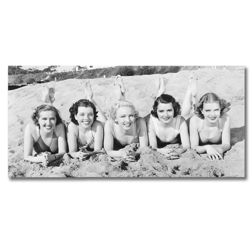 Beach Day Beach Day! - Unframed Photograph, Acrylic, 36" H x 84" W x 1" D