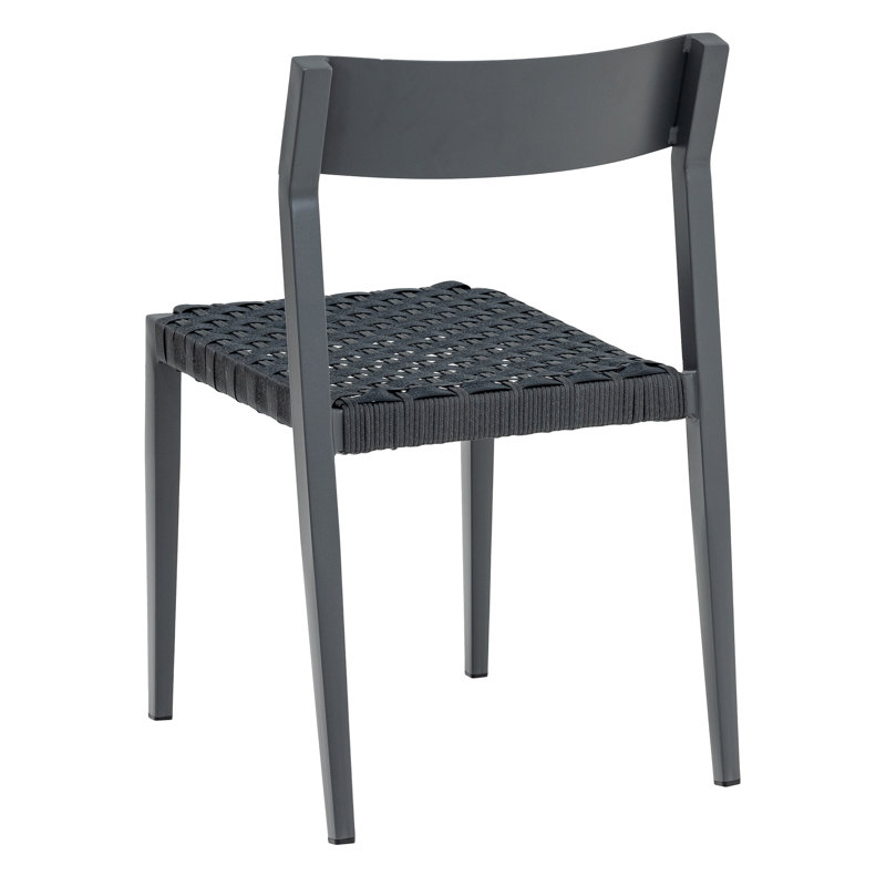PAT Wicker Premium All-Weather Wicker Outdoor Stacking Dining Side Chair