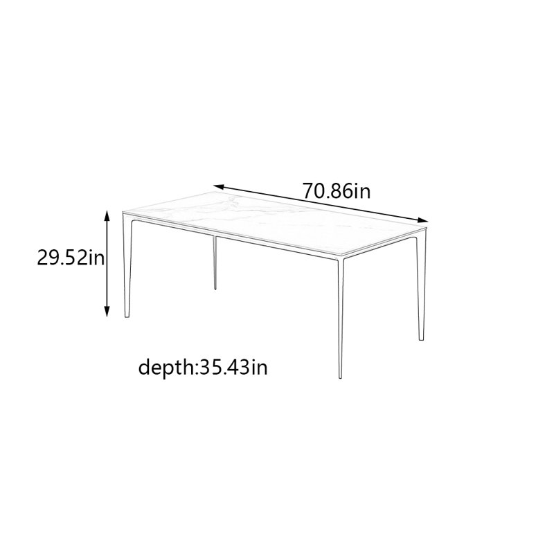 Cottrill, 29.52"H x 70.86"L x 35.43"W