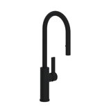 Tuario Pull-Down Bar/Food Prep Kitchen Faucet with C-Spout