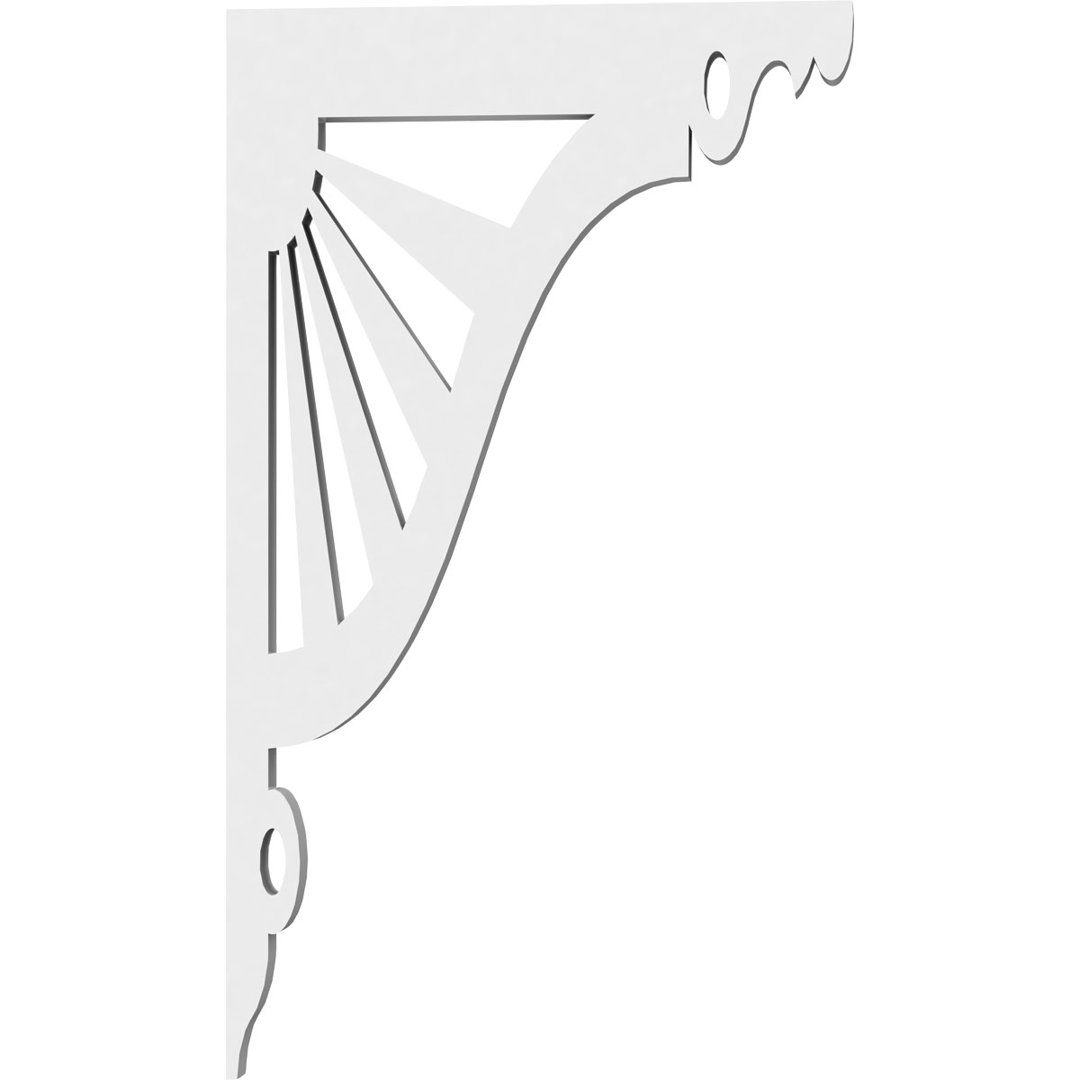 Marshall Architectural Grade PVC Bracket Ekena Millwork 