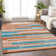 Premium Machine Washable Prisco Orange Rug