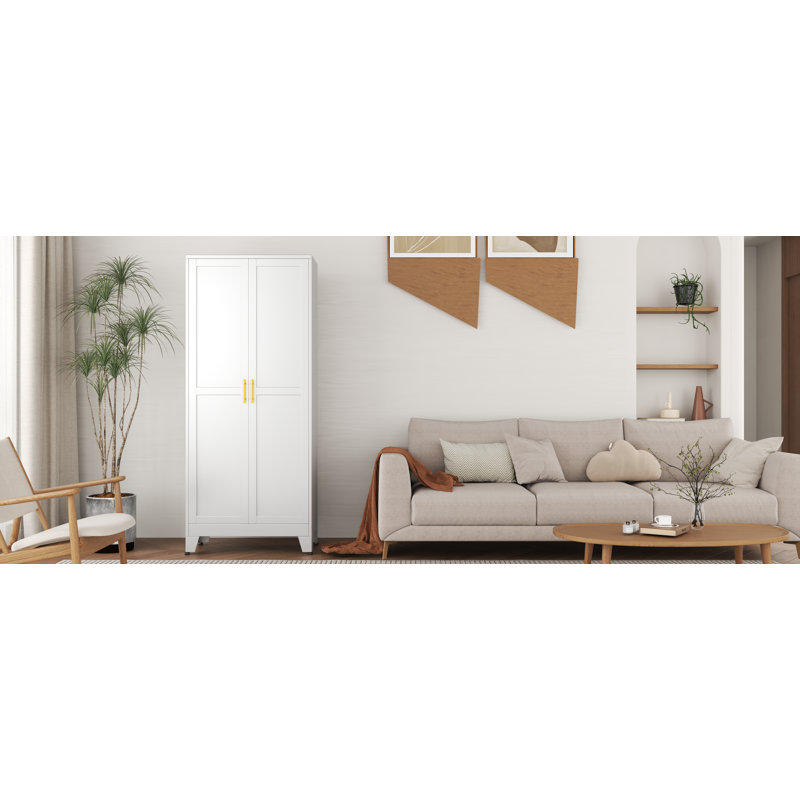 Armoire-penderie Winston Porter, Blanc