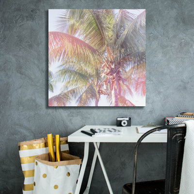"Epic Graffiti" Dream Palm 1 C "par Sue Schlabach, art mural sur toile