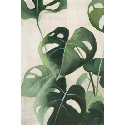 Étude tropicale IV - peinture sur toile tendue