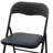 Plastic Development Group 34 Inch Card Table and 4 Chair Furniture Set, Black
