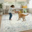 Tapis bleu lavable à la machine Kaldi-133476825