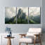 Ensemble de 3 tableaux muraux sur toile représentant un paysage de montagne-1454719493