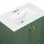 Meuble-lavabo de 30 pouces - Armoire élégante avec étagère intégrée et tiroir de rangement à compartiments cloisonnés 30 "