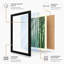 Bamboo Stand Japandi - Framed Print-813016584-813016582
