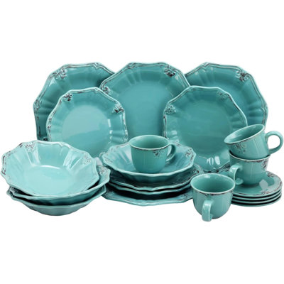 Rhya Piece Stoneware Dinnerware Set - Service for 4