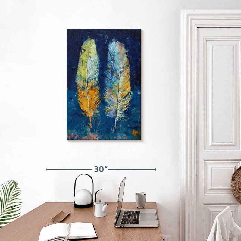 Kerner Feathers Duo, 30" H x 20" W