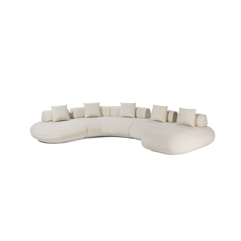 Canapé modulaire Dannita 04 In Vainilla Bouclet