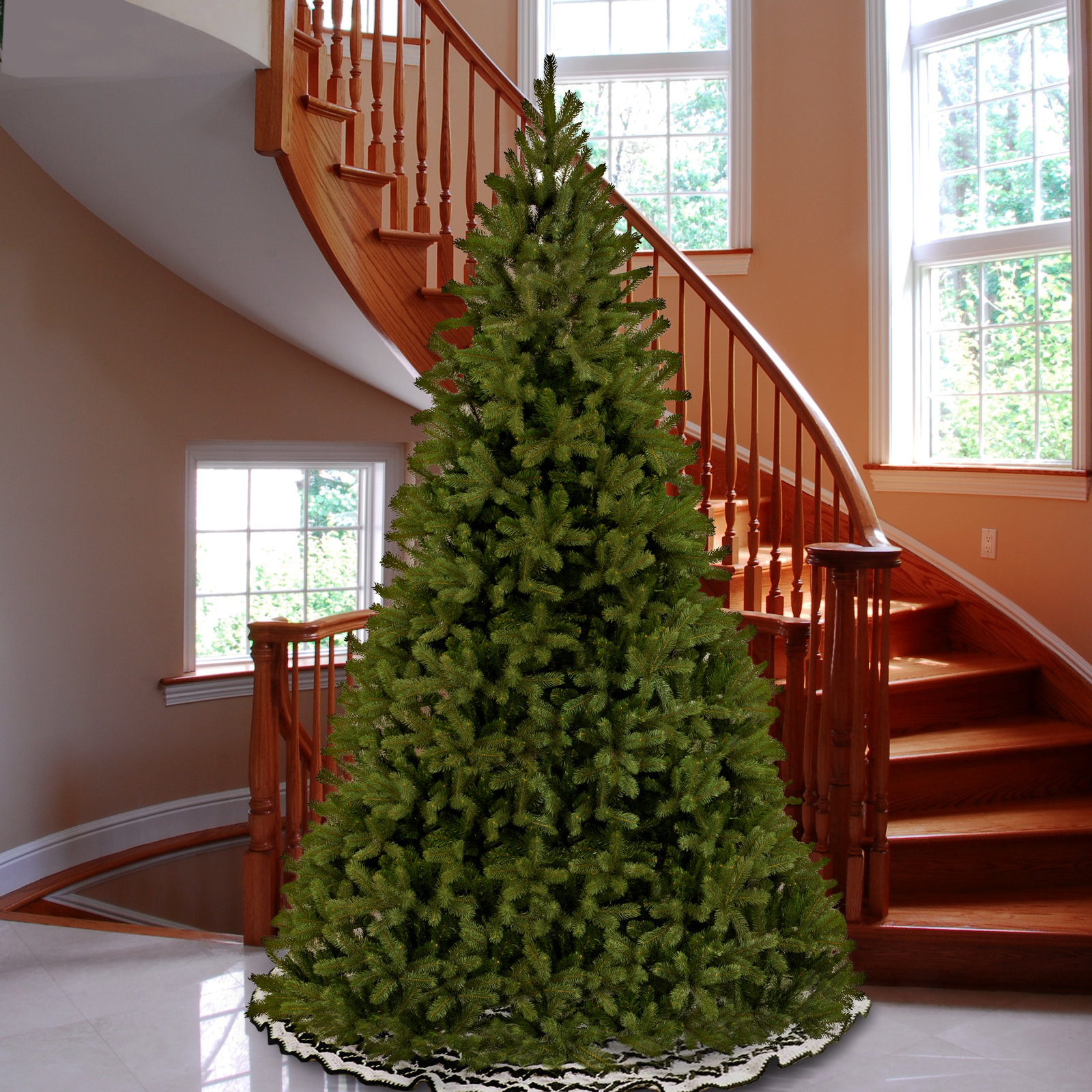 10' Pre-Lit Fir Christmas Tree - The Holiday Aisle®, 6.5', Not Pre-Lit